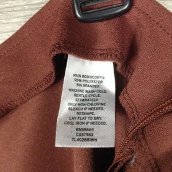 Leith Brown High Waist Straight Leg Pants size 1X - Picture 6 of 6